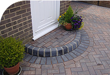 Block paving steps